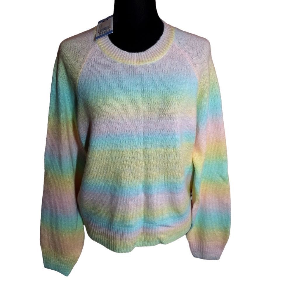 BB Dakota By Steve Madden Ombre Sweater Pastels Size L